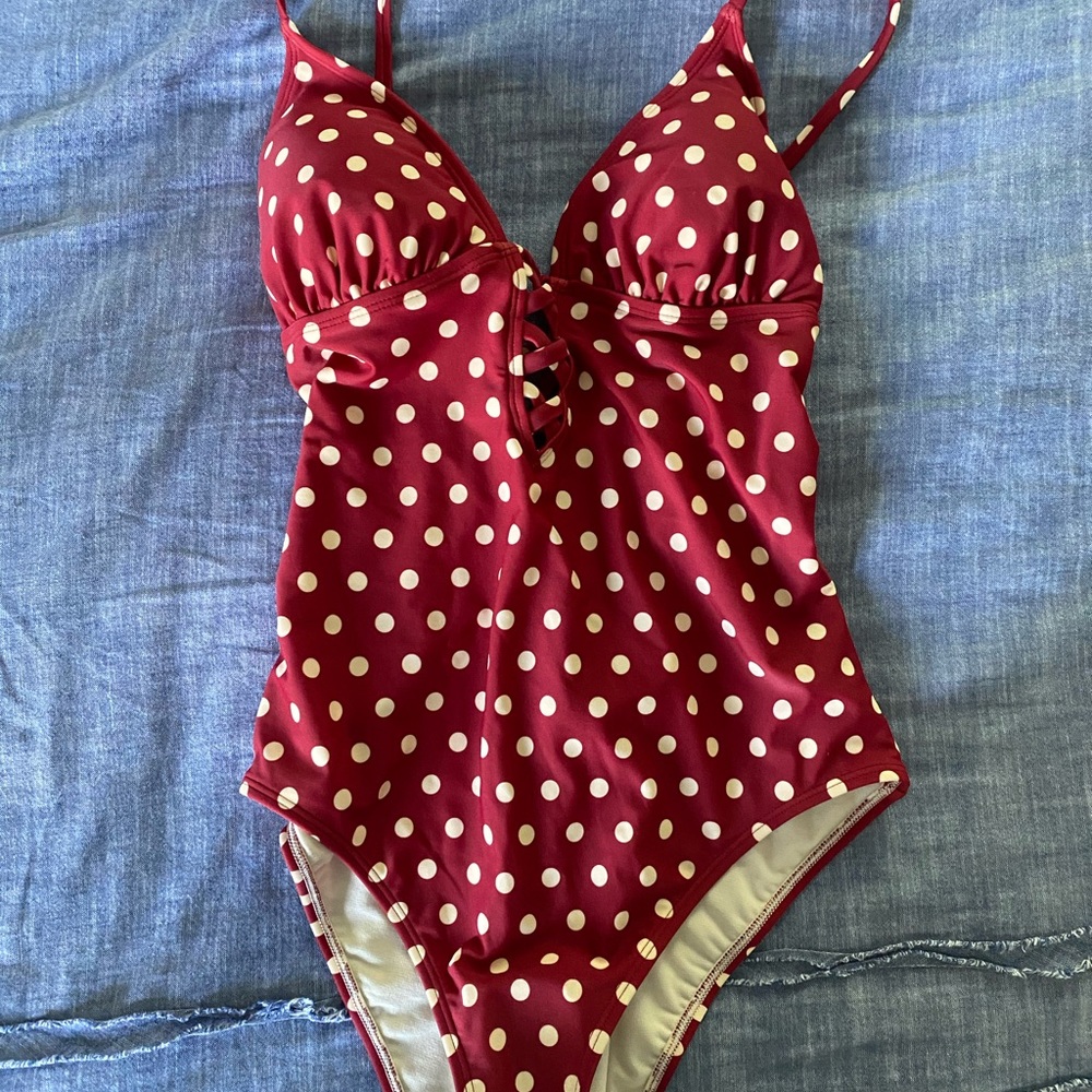 Polka Dot Swimsuit